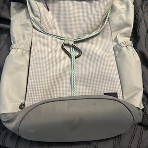 Lululemon Gray and mint green Backpack